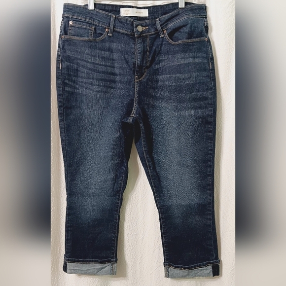 Levi Strauss Gold Mid rise Capri Size 16 - Picture 1 of 10